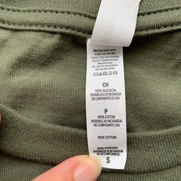 Skull Long Sleeve Tee Shirt Sz S Longer Length - Picture 6 of 7